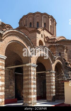 Alte byzantinische Kirche des Propheten Elias in der Stadt Thessaloniki, Zentralmakedonien, Griechenland Stockfoto