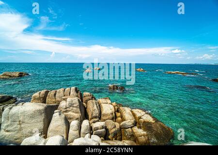 Vinh Hao Strand, Binh Thuan Provinz, Vietnam Stockfoto