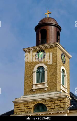 Husum: Kirchturm der Marienkirche, Nordfriesland, Schleswig-Holstein, Deutschland Stockfoto