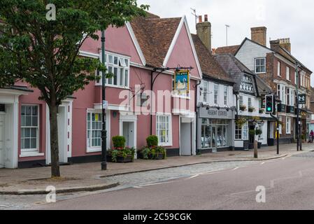 Das Swan Jugendzentrum in High Street, Berkhamsted, Hertfordshire, England, Großbritannien Stockfoto