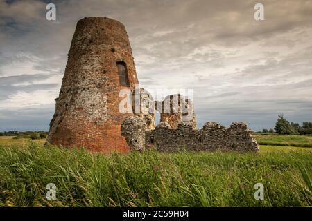 Abtei Saint Benets in Norfolk Stockfoto