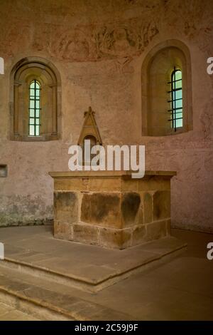 Świerzawa romanische Kirche des Heiligen Johannes und der Heiligen Katharina wurde zum Museum Niederschlesien Polen Schonau Niederschlesien Stockfoto