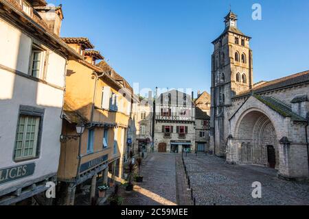 Frankreich, Correze, Dordogne-Tal, Beaulieu sur Dordogne, Saint Pierre Kirche Stockfoto