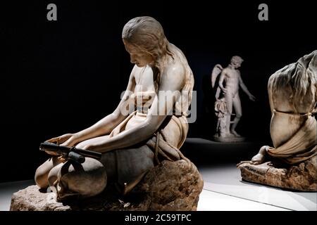 Büßer Magdalena, Skulptur von Antonio Canova Stockfoto