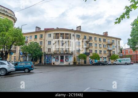 Poti, Georgien - 20. Juni 2020: Schöne Stadt Poti, Reisen Stockfoto