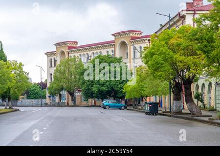 Poti, Georgien - 20. Juni 2020: Schöne Stadt Poti, Reisen Stockfoto