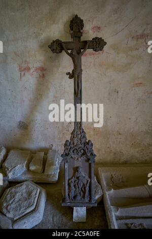 Świerzawa romanische Kirche des Heiligen Johannes und der Heiligen Katharina wurde zum Museum Niederschlesien Polen Schonau Niederschlesien Stockfoto