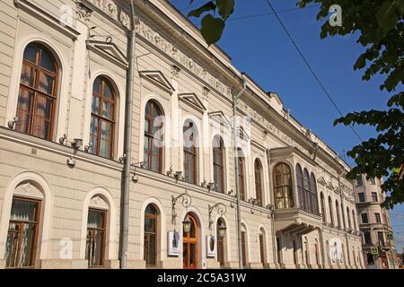 Das Fabergé Museum, das sich im Zentrum der Stadt im Schuwalov Palast am Fontanka Fluss, Sankt Petersburg, Russland befindet. Stockfoto