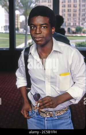 Schauspieler LeVar Burton of Roots um die 1980er Jahre Stockfoto