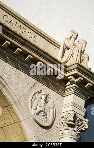 Santa Barbara County Courthouse, Santa Barbara, Kalifornien, USA Stockfoto