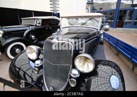 Fahrzeug im San Diego Automotive Museum Stockfoto