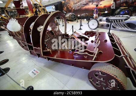 Fantasy Steampunk Auto im San Diego Automotive Museum Stockfoto