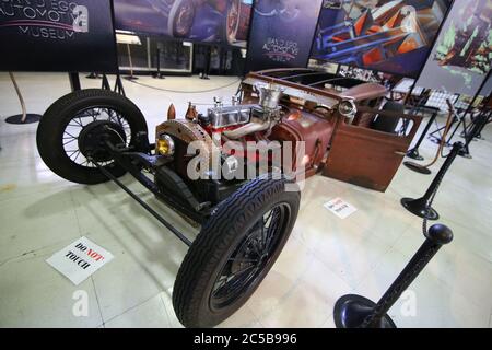 Steampunk Hot Rod Auto im San Diego Automotive Museum Stockfoto