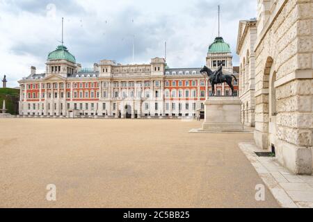 Die Horse Guards Parade , ein großer Paradeplatz vor Whitehall in London Stockfoto
