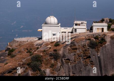 Die Mount Abu Infrarot-Observatorium befindet sich in der Nähe der Stadt Mount Abu im Bundesstaat Rajasthan Stockfoto