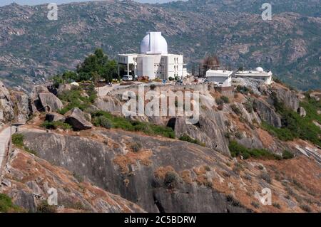 Die Mount Abu Infrarot-Observatorium befindet sich in der Nähe der Stadt Mount Abu im Bundesstaat Rajasthan Stockfoto