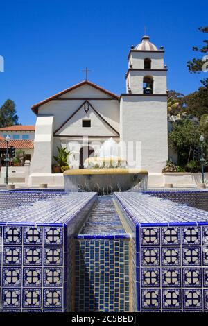 San Buenaventura Mission, Ventura County, Kalifornien, USA Stockfoto