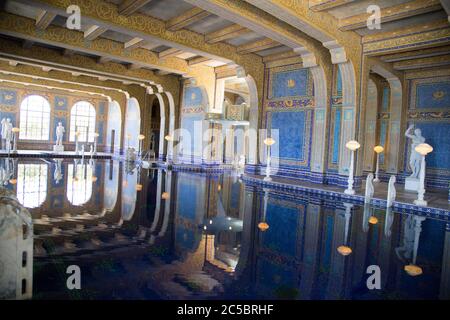 Der römische Pool im Hearst Castle Stockfoto