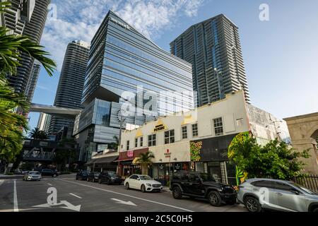 Brickell City Center Miami Dade FL Stockfoto