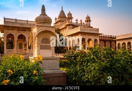 23. Februar 2020- Indien - Mehrangarh Fort in Jodhpur, Mehrangarh Fort der schönen Stadt Jodhpur, die blaue Stadt von Rajasthan in Stockfoto