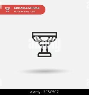 Taufe einfache Vektor-Symbol. Illustration Symbol Design Vorlage für Web mobile UI Element. Perfekte Farbe modernes Piktogramm auf bearbeitbaren Strich. Taufe Icons für Ihr Business-Projekt Stock Vektor