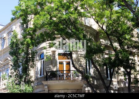 Schönes Wohnhaus in Baku Aserbaidschan Stockfoto