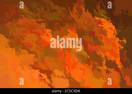 Abstrakte Hintergrundfarbe Textur Kurven unregelmäßig, Herbst Thema Laub, kopieren Raum Stockfoto
