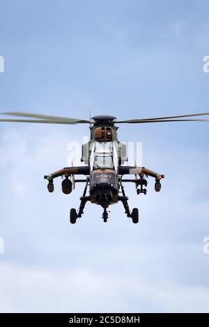 Australian Army Eurocopter Tiger ARH bewaffneter Aufklärungshubschrauber. Stockfoto