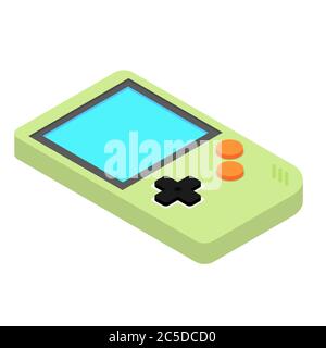 Altes Gadget. Isometrisches Flachsymbol. EPS10 Stock Vektor