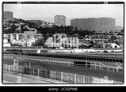 Archiv 90er Jahre: Borely Rennbahn zum Abriss verurteilt, 1996, Marseille, Bouches-du-Rhone, Frankreich Stockfoto