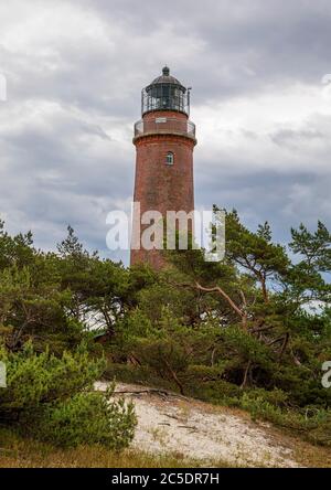 Leuchtturm Darßer Ort (Mecklenburg-Vorpommern, Deutschland) Stockfoto