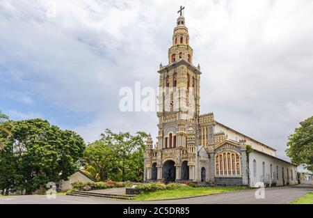 Kirche Sainte-Anne in Saint-Benoit (La Reunion) Stockfoto