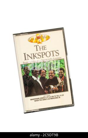 Eine voreingespielte Musikkassette von Stanley Morgan's Inkspots in London, erschienen 1978. Stockfoto