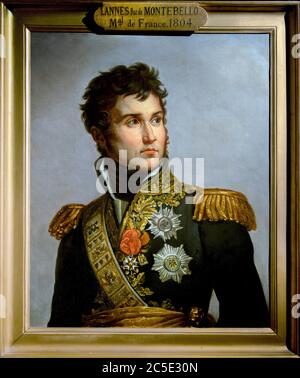 'Portrait de Jean Lannes, duc de Montebello (1769-1809) marechal d'Empire' Copie de Volpeliere d'apres le Portrait en pied de Lannes par Gerard - Par Stockfoto