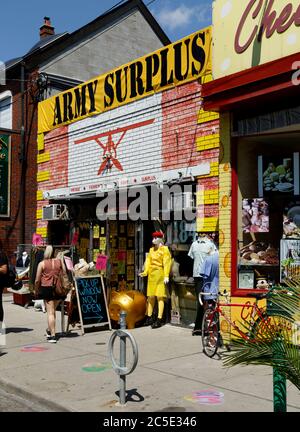 StoreFront Kensington Market. Toronto Ontario Kanada Stockfoto