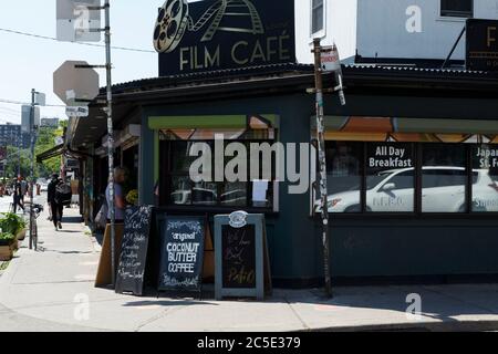 Restaurant im Kensington Market Viertel. Toronto Ontario Kanada Stockfoto