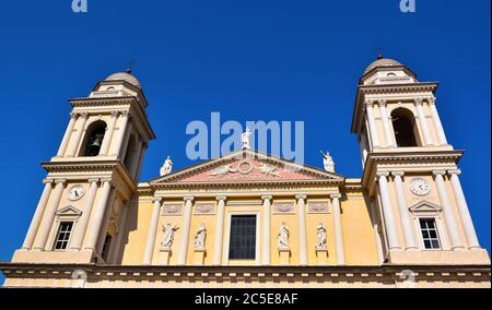 Kathedrale von San Maurizio erbaut im Jahre 1871 in einem neoklassischen Stil Imperia Italien Stockfoto