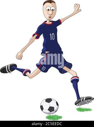 U S Fußballspieler Stock Vektor