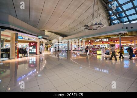 BANGKOK, THAILAND - CIRCA JANUAR 2020: Innenaufnahme des Suvarnabhumi Flughafens. Stockfoto