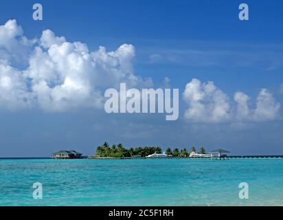 Paradies von weitem Stockfoto