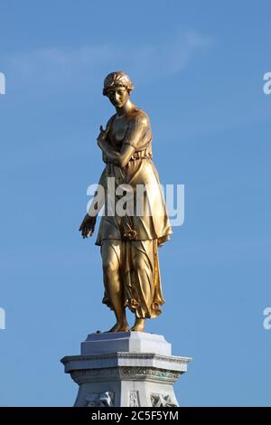 Diana Fountain, Bushy Park, Hampton Court, Greater London, England, Großbritannien, Großbritannien, Großbritannien, Europa Stockfoto