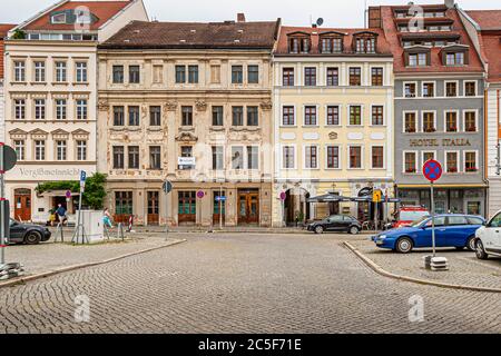 Obermarkt in Görlitz, Deutschland Stockfoto