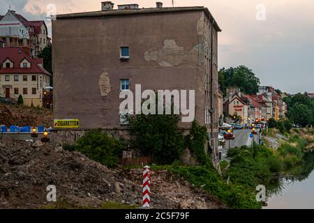 Zgorzelec an der oder von Görlitz aus gesehen Stockfoto