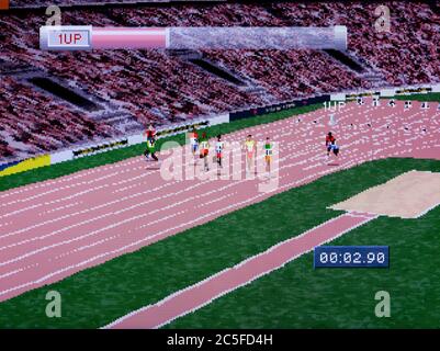 Olympische Sommerspiele – Sony PlayStation 1 PS1 PSX – nur für redaktionelle Verwendung Stockfoto