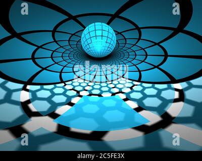 3d Render Abstract - Flame Fractal Art Stockfoto