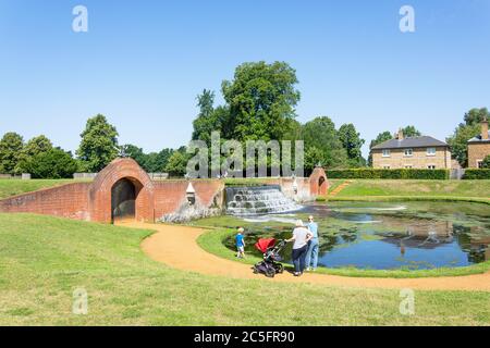 The Water Gardens, Bushy Park, Borough of Richmond upon Thames, Greater London, England, Vereinigtes Königreich Stockfoto