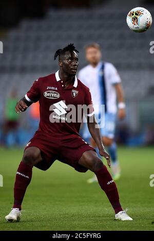 Turin, Italien. Juni 2020. TURIN, ITALIEN - 30. Juni 2020: Soualiho Meite des FC Turin in Aktion während des Fußballspiels Serie A zwischen dem FC Turin und der SS Lazio. (Foto von Nicolò Campo/Sipa USA) Quelle: SIPA USA/Alamy Live News Stockfoto