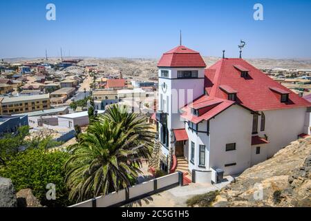 Übersicht über Luderitz, Namibia Stockfoto