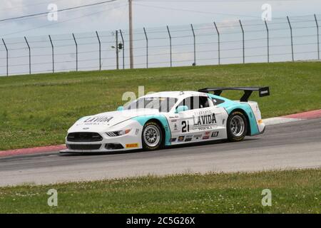 Mid-Ohio Raceway, 2. Kurve Stockfoto