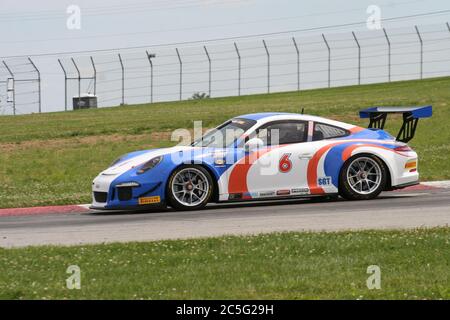 Mid-Ohio Raceway, 2. Kurve Stockfoto